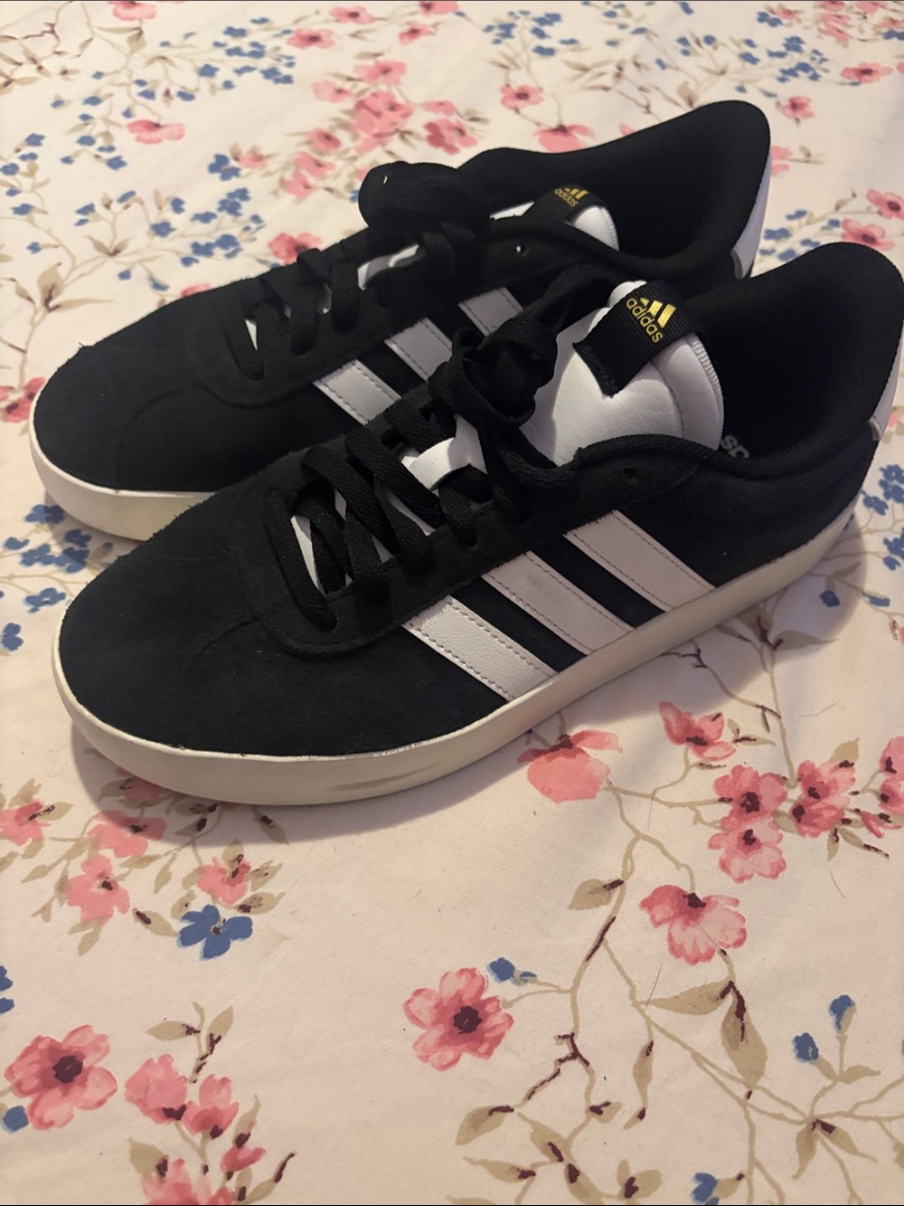 adidas Black and White Men's Low-Top Sneakers